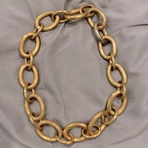 Elegant Gold Chunk Chain Necklace